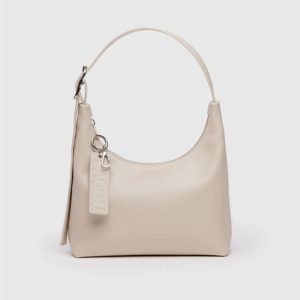 BAGGU Mini Recycled Leather Shoulder Bag